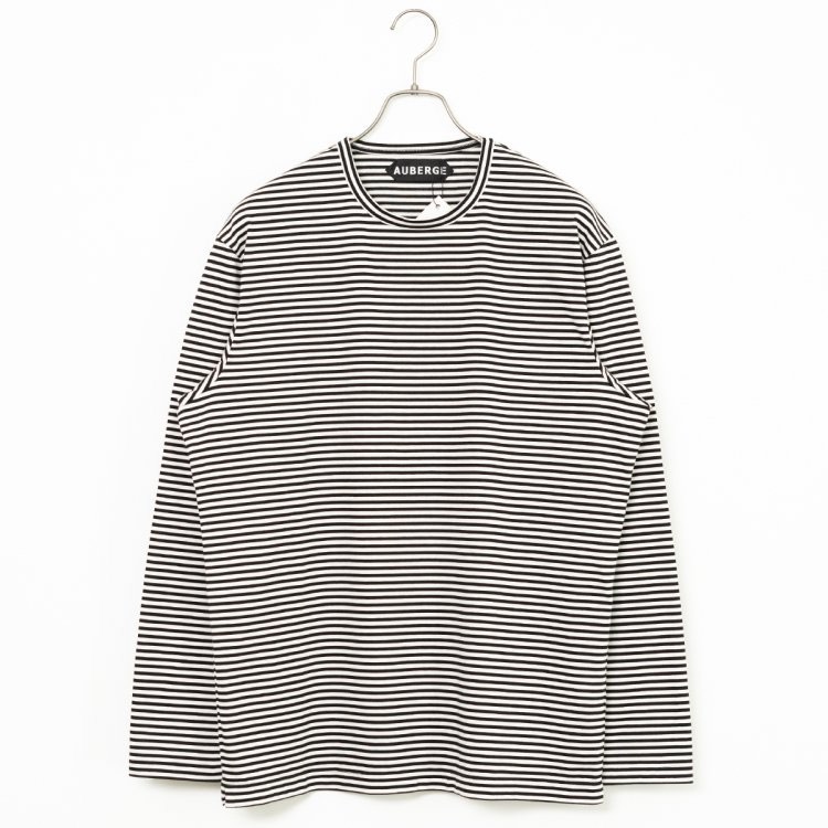 AUBERGE / KURTY stripe tee, 男裝, 上身及套裝, T-shirt、恤衫、有領