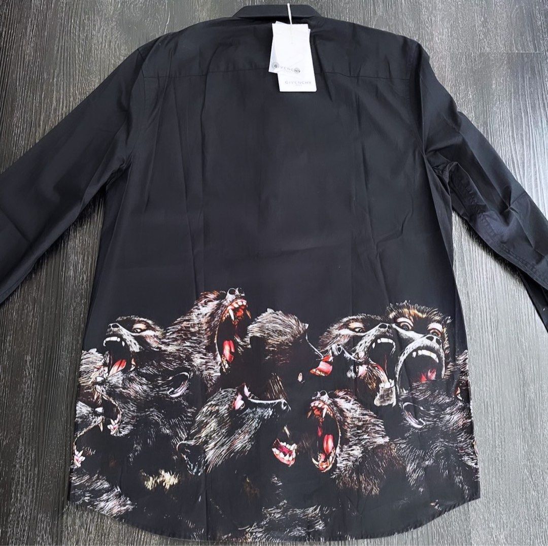 AUTHENTIC GIVENCHY MONKEY BROTHERS SHIRT, Men's Fashion, Tops & Sets,  Formal Shirts on Carousell