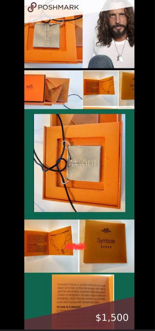 Hermes amour necklace hot sale
