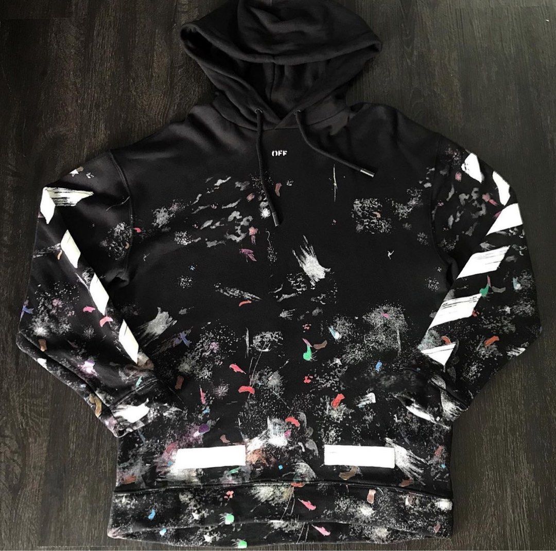 AUTHENTIC OFF WHITE GALAXY HOODIE Luxury Apparel on Carousell