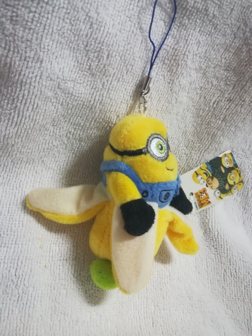 Authentic Universal Studios Despicable Me Minion Bob Plush Soft Toy Bag