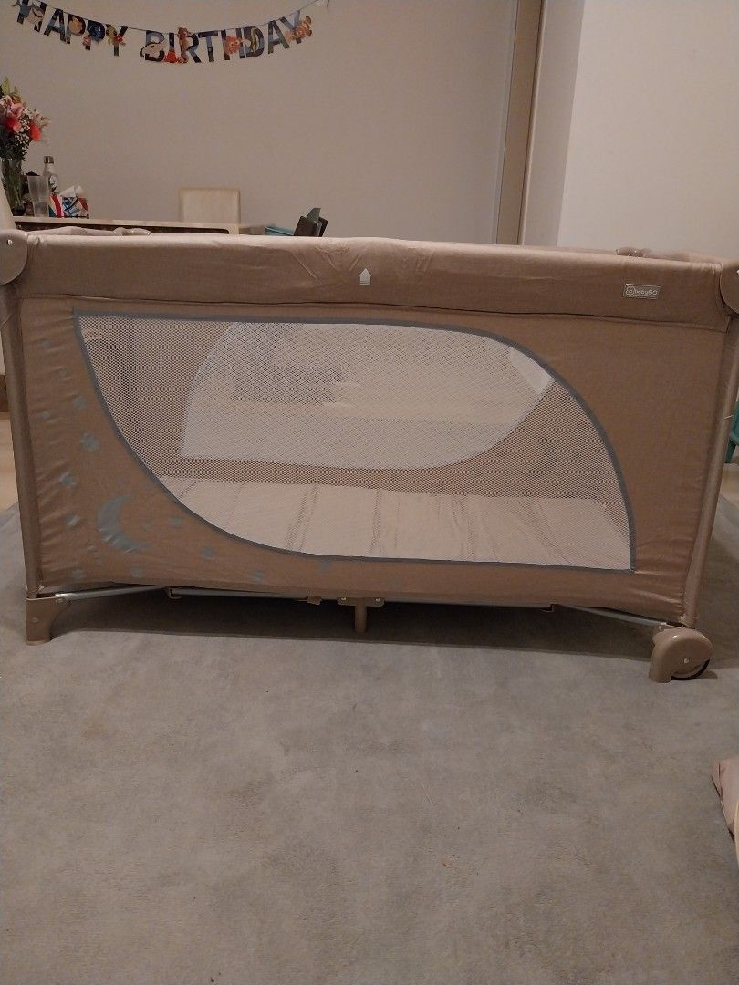 Baby Go travel cot, Babies & Kids, Baby Nursery & Kids Furniture, Cots & Cribs on Carousell