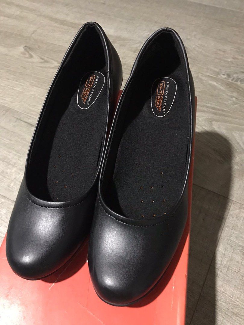 Red and hotsell black court shoes