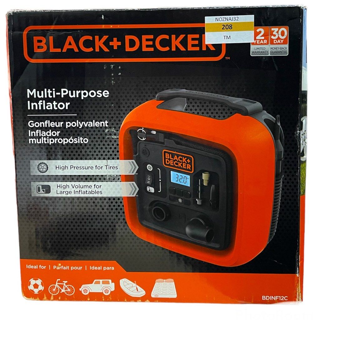 Black & Decker BDINF12C 12V Inflator