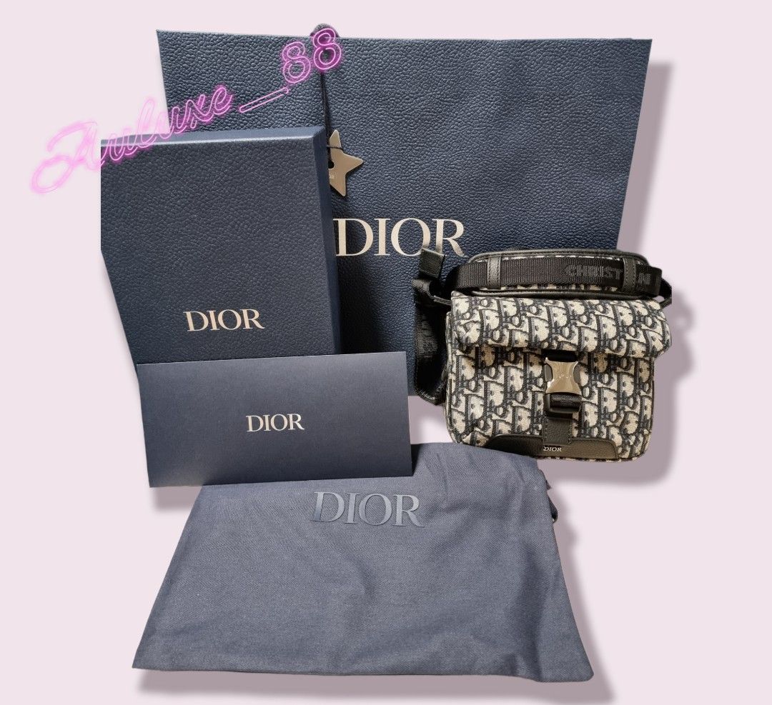 *BNIB* Dior Explorer Pouch with Strap, Luxury, Bags & Wallets on Carousell