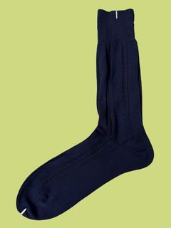 Brand New YSL Patterned Black Socks