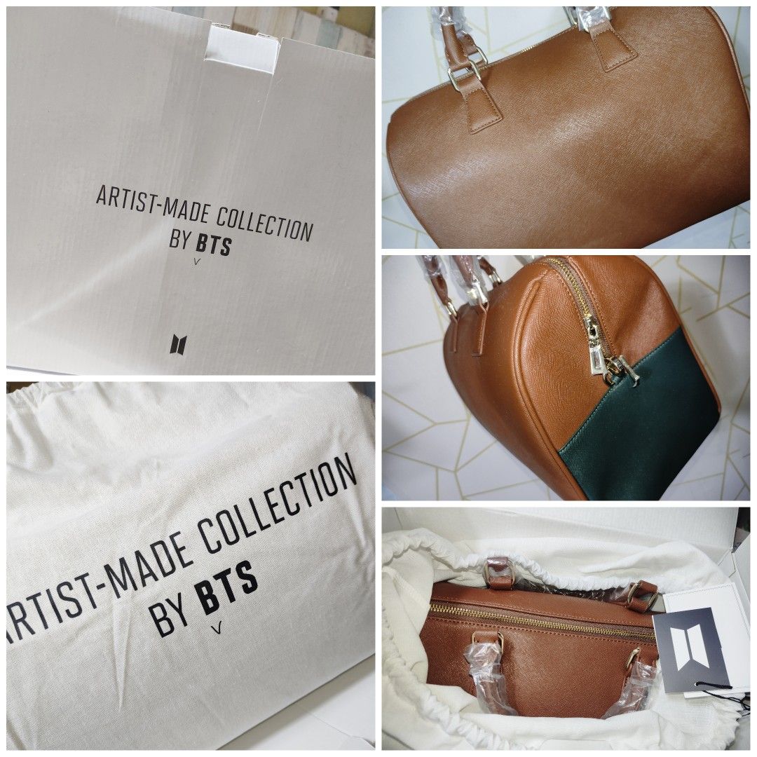 BTS Artist Made Collection V Taehyung Mute Boston Bag Genuine Official New  Rare