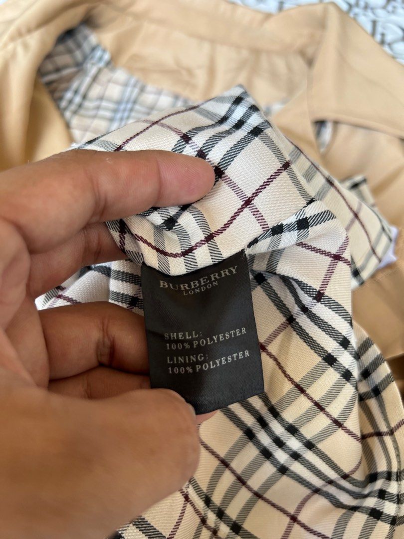 burberry plaid trench coat