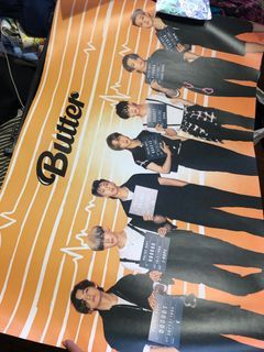 BTS Butter POB Poster authentic w poster tube!