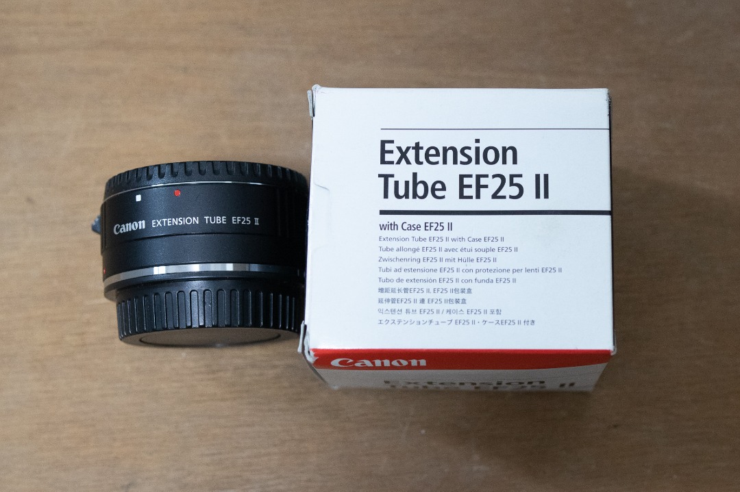 Canon Extension Tube EF 25 II, 攝影器材, 鏡頭及裝備- Carousell
