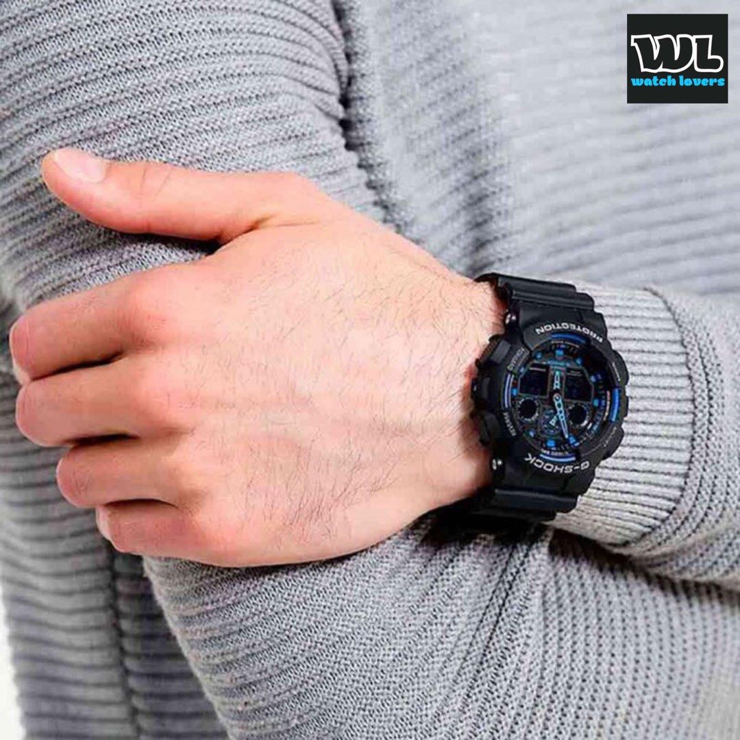 Casio G Shock GA 100 1A Men s Fashion Watches Accessories