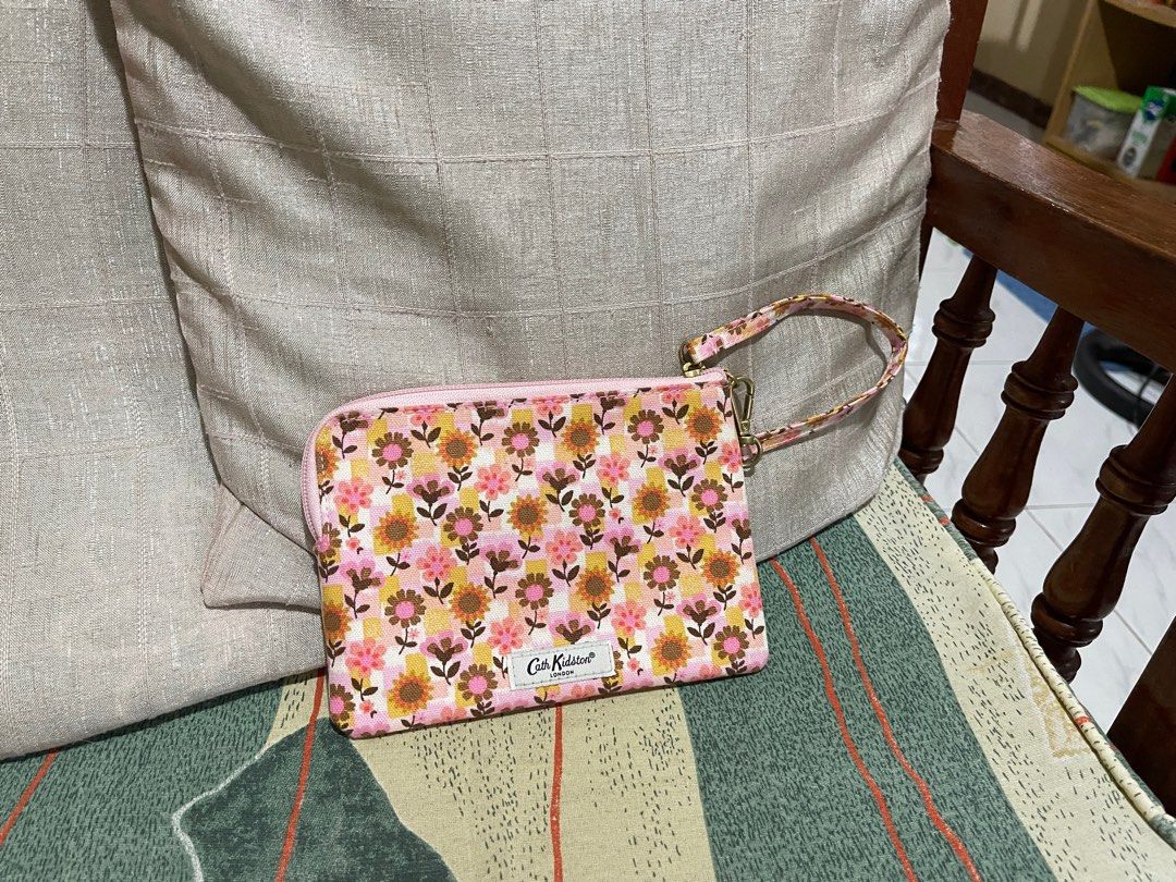 Cath kidston top wristlet purse