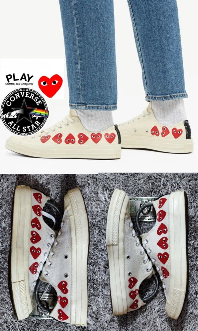 Cdg converse low on foot discount
