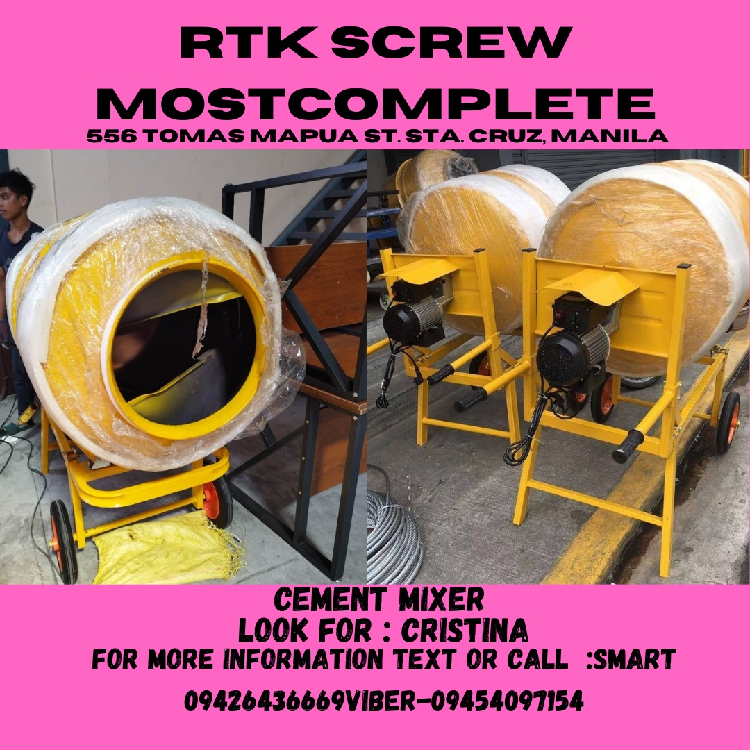 Cement Mixer, Commercial & Industrial, Construction Tools & Equipment