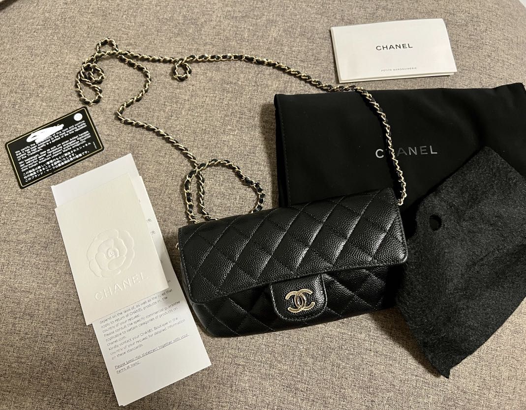 Chanel BNIB Black Sunglasses Case /Bag