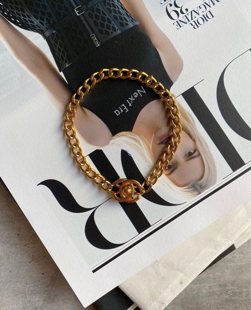 Chanel top turnlock bracelet
