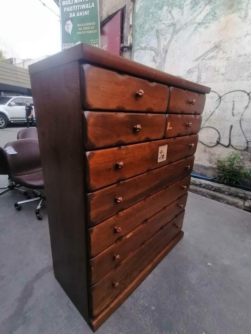 Chest Drawers, Very Classic Brand Japan Made Materials Solid Wood