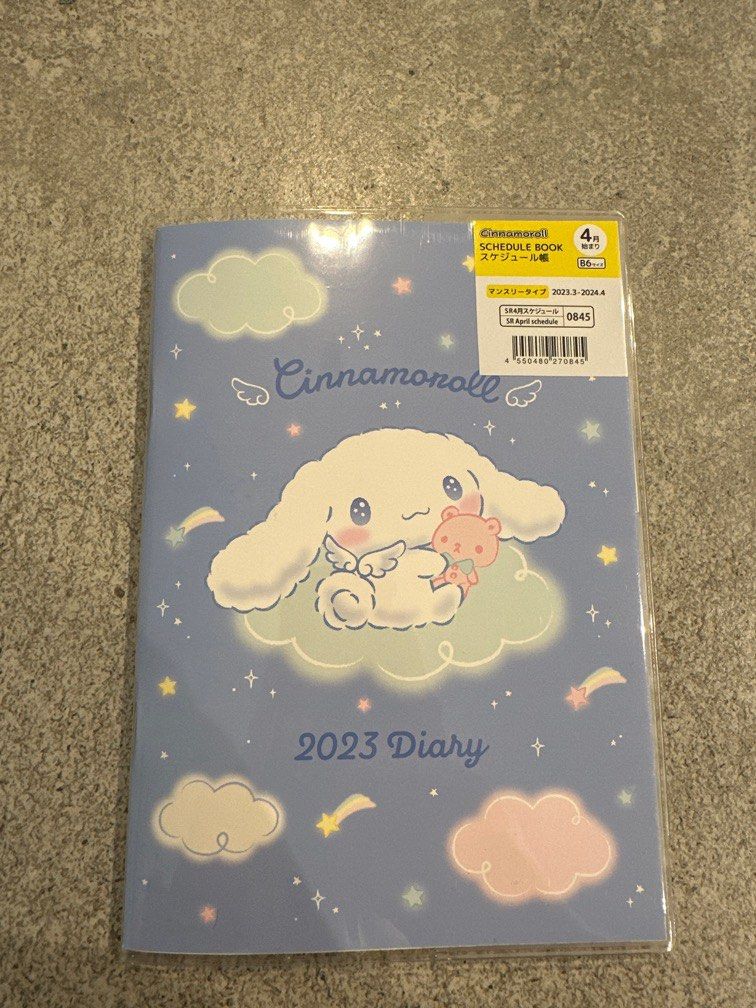 Cinnamoroll Calendar & Notebook B6 Size, Hobbies & Toys, Stationery
