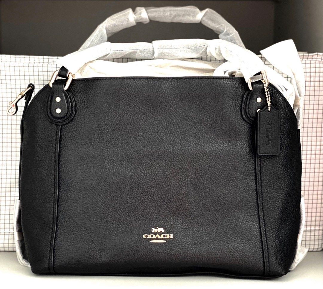 Coach edie 28 black sale
