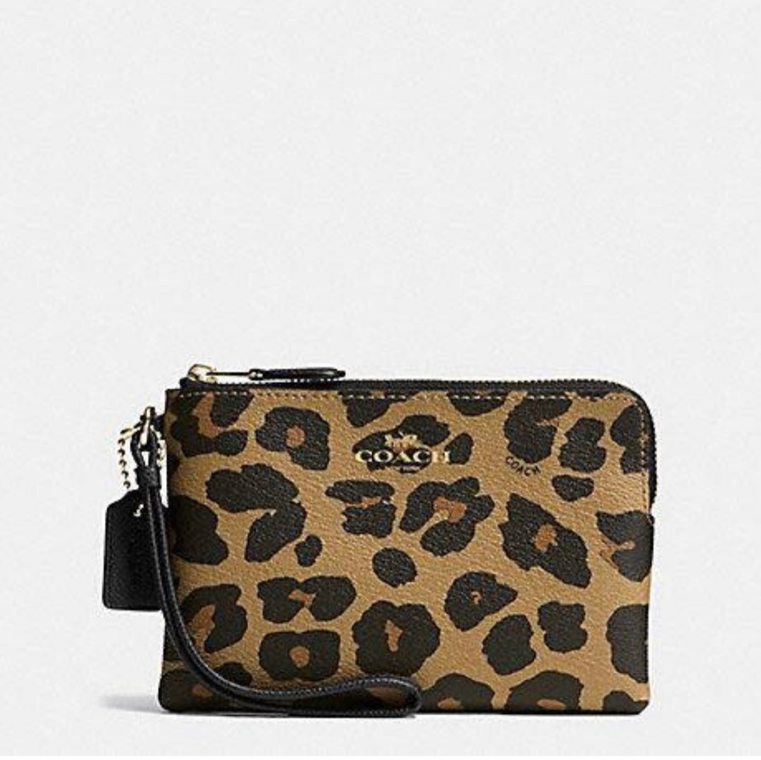 Coach clearance cheetah wristlet