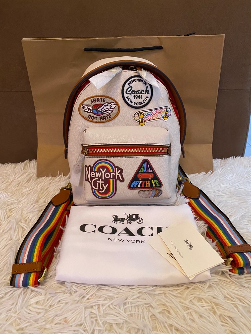 coach mini backpack patches Luxury Bags Wallets on Carousell