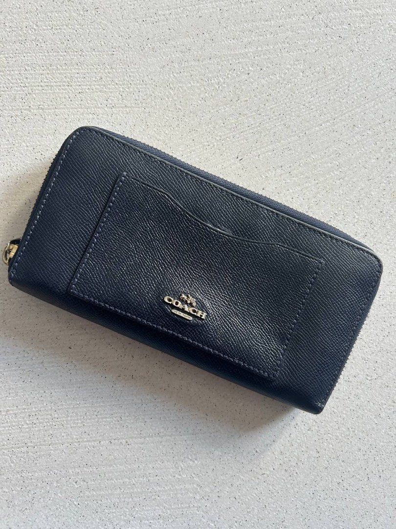 COACH ZIP AROUND WALLET, Luxury, Bags & Wallets on Carousell