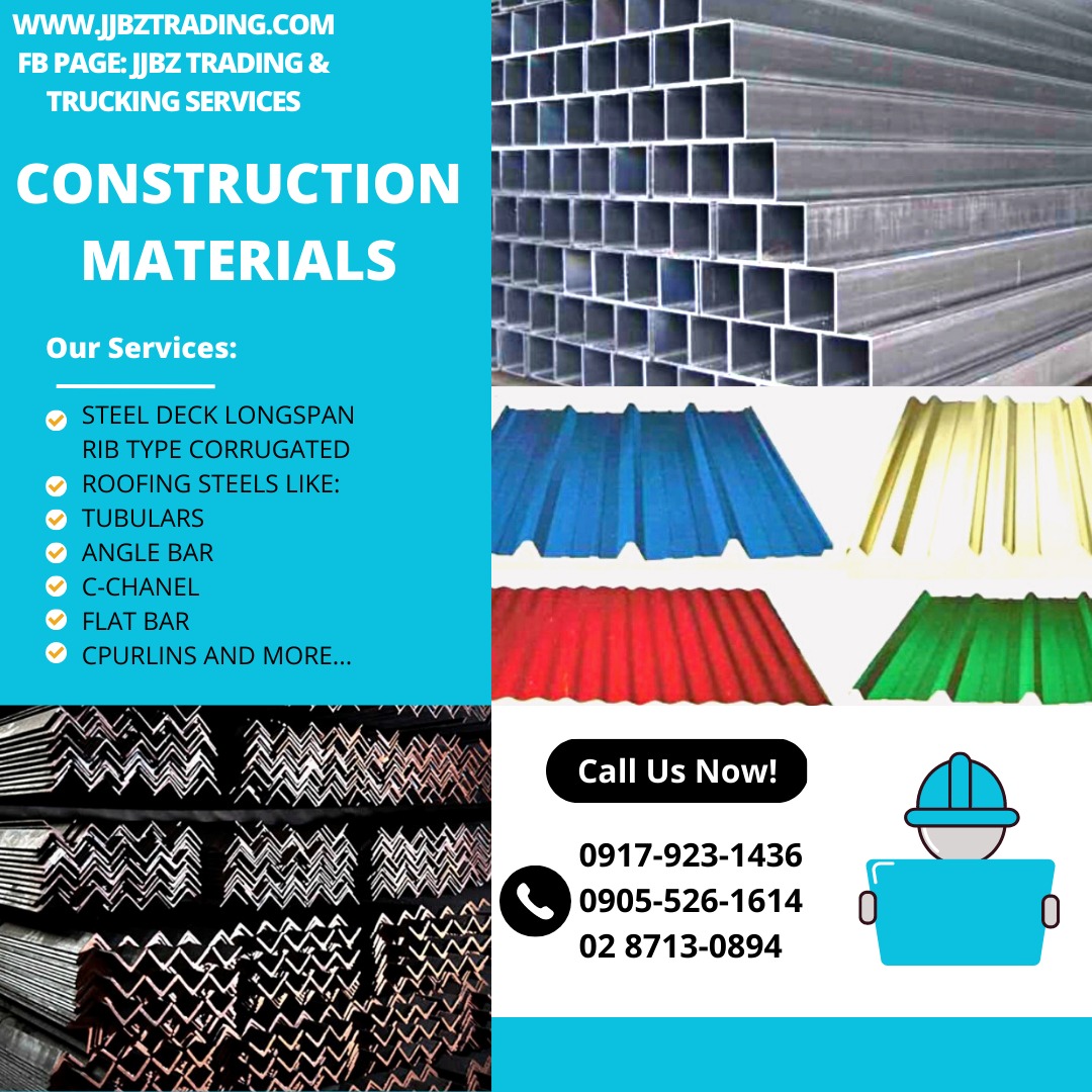 Construction Supply like Steels, Wood, Lumber, Gravel and Sand etc