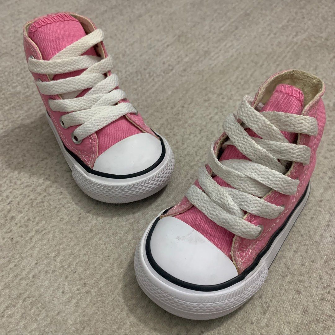 Baby pink converse for babies hot sale