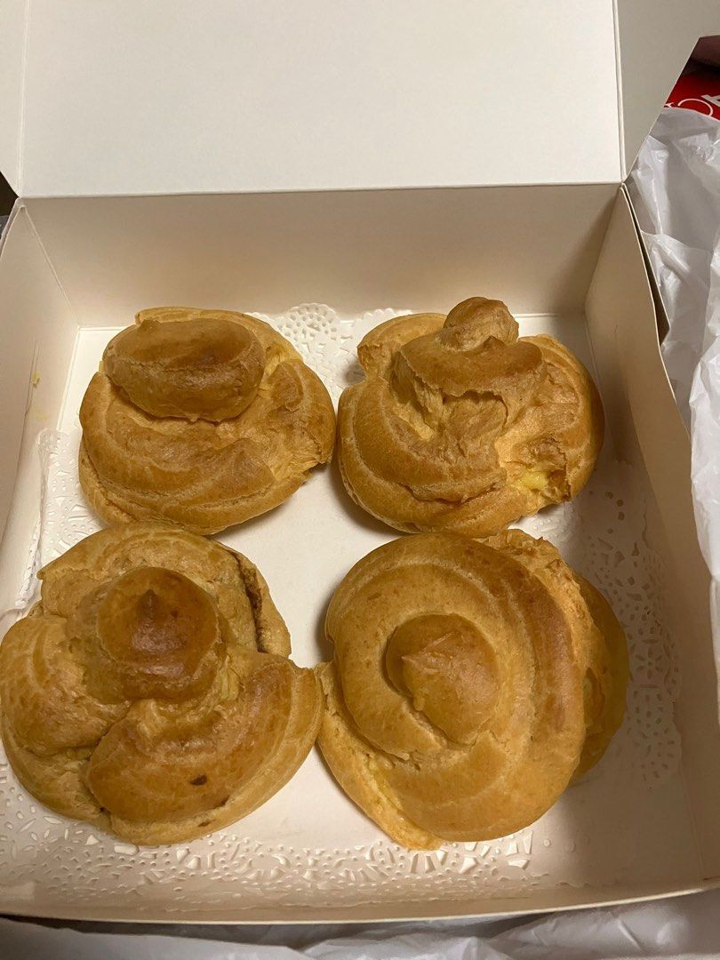 Cream/Custard Puffs (Halal), Food & Drinks, Homemade Bakes on Carousell