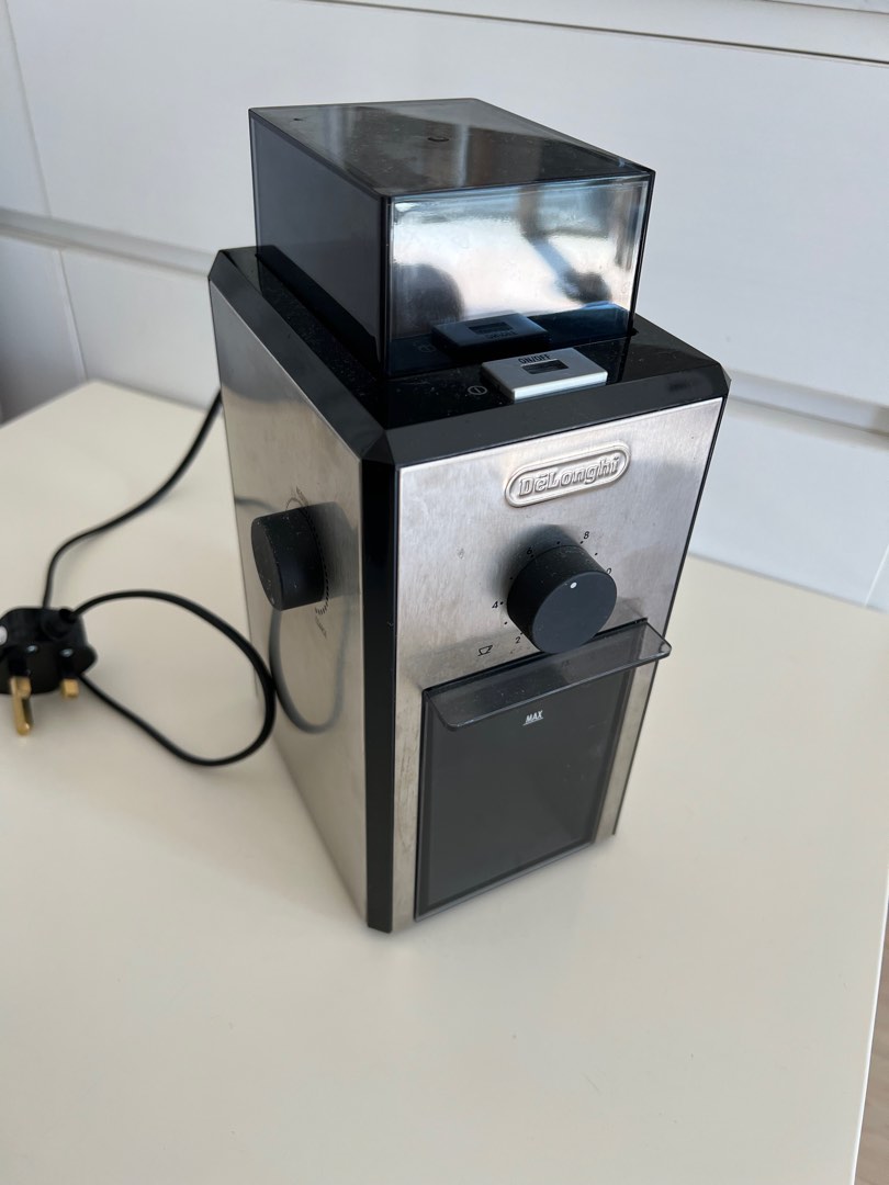 Delonghi coffee grinder, 家庭電器, 廚房電器, 咖啡機及咖啡壺 Carousell