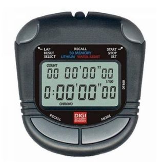 DIGI DT480 50 Recallable Lap Timer Memory Large Digit Display Stopwatch