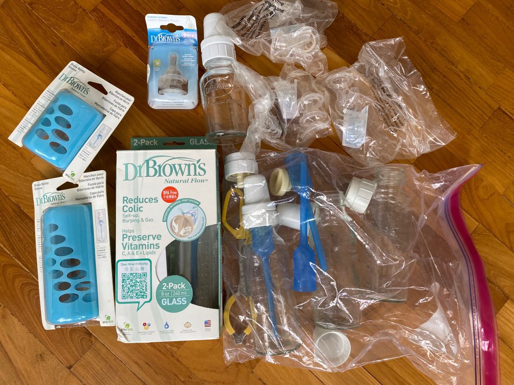 Dr Browns Glass bottles and accessories, Babies & Kids, Nursing