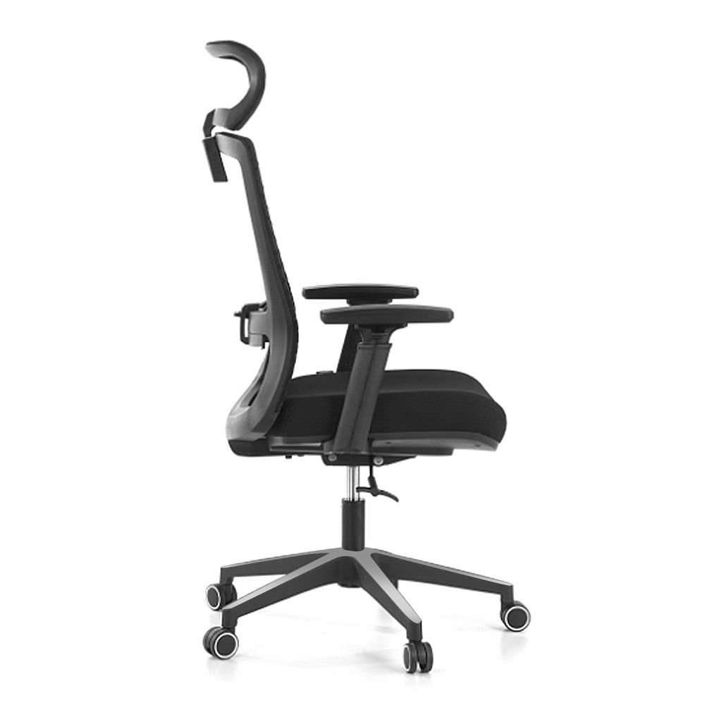 Ergodynamic STRUT V2 Mesh Chair, Nylon base with PU casters, tilt Lock