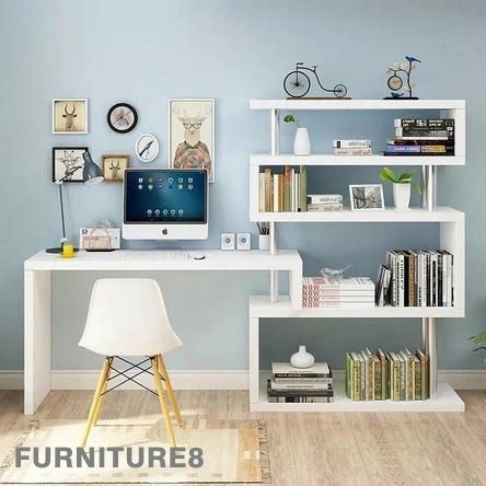 F8 0554 Modern Simple Modular Shelf Study Table Furniture Home
