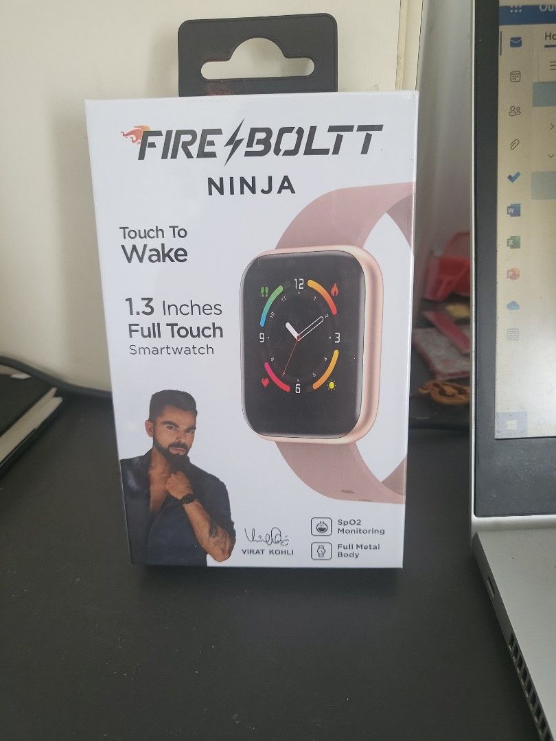 Fire Boltt Ninja smartwatch, Mobile Phones & Gadgets, Wearables & Smart  Watches on Carousell