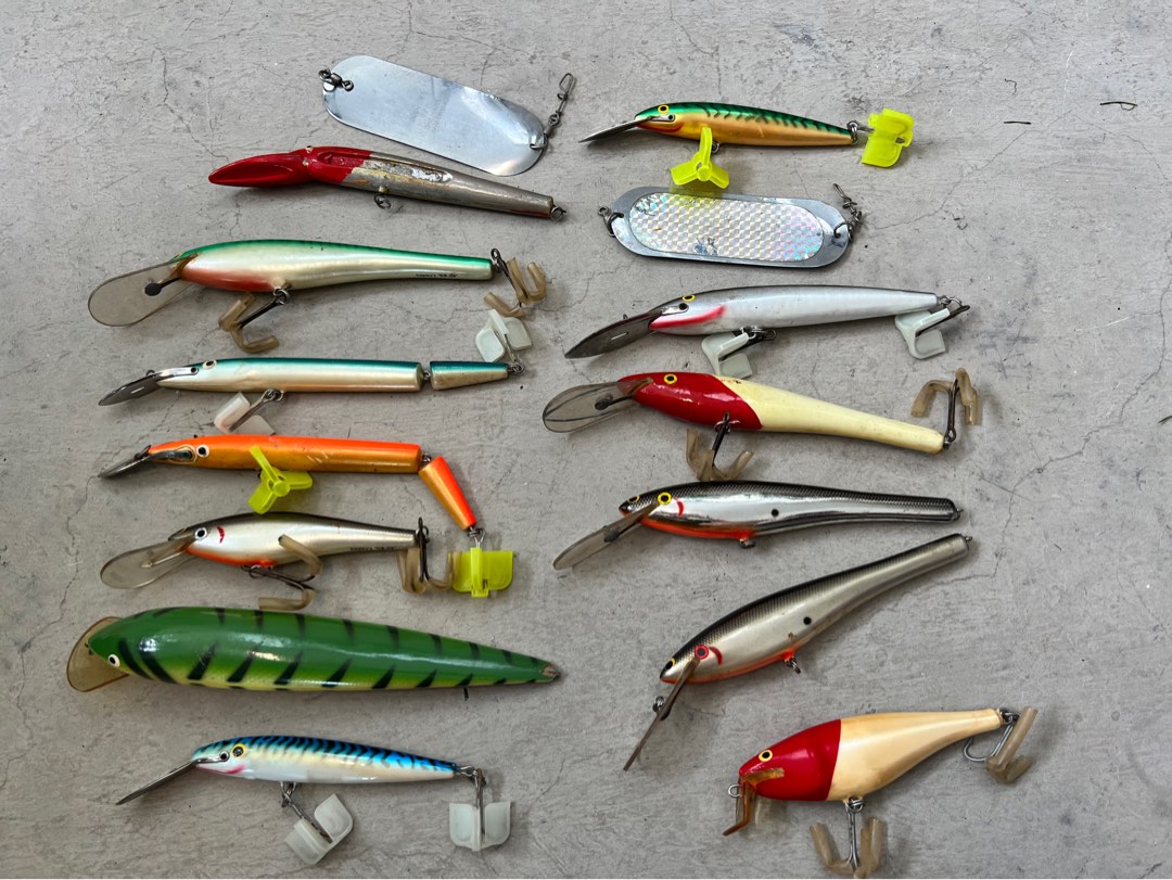 Fishing Lures Set Rapala Bagley's Luhr Jensen, Sports Equipment, Fishing on  Carousell