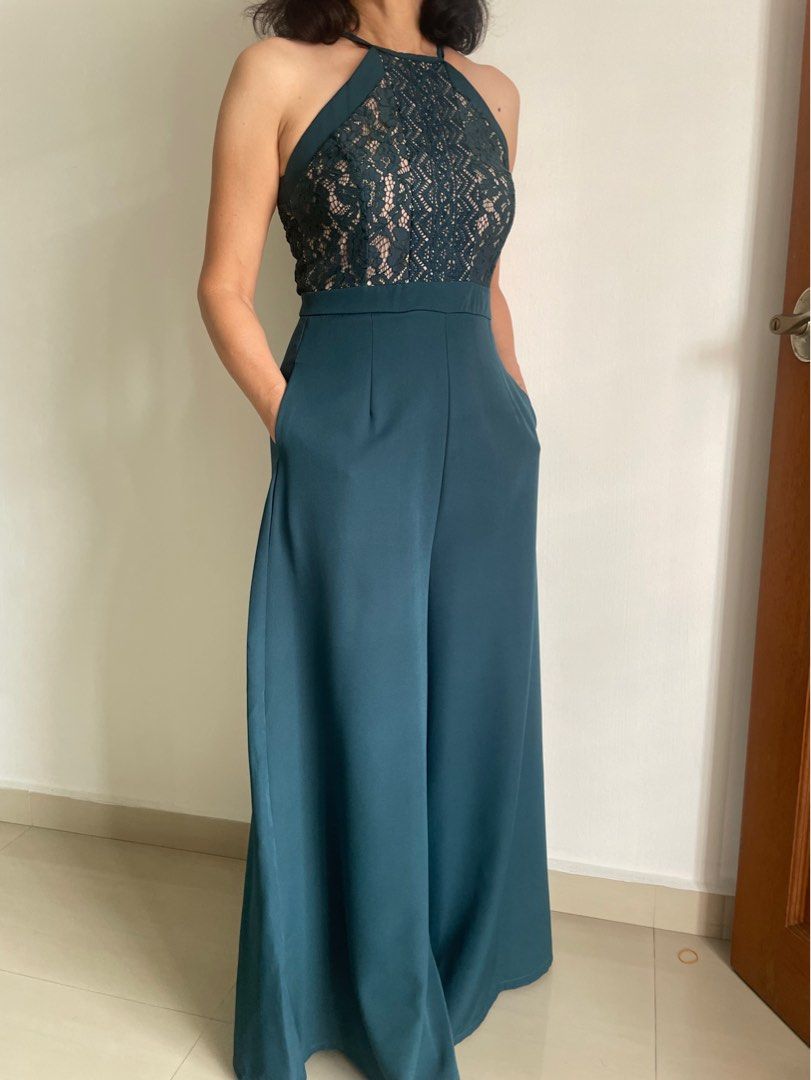 The Classic Fall Jumpsuit (Forest Green)
