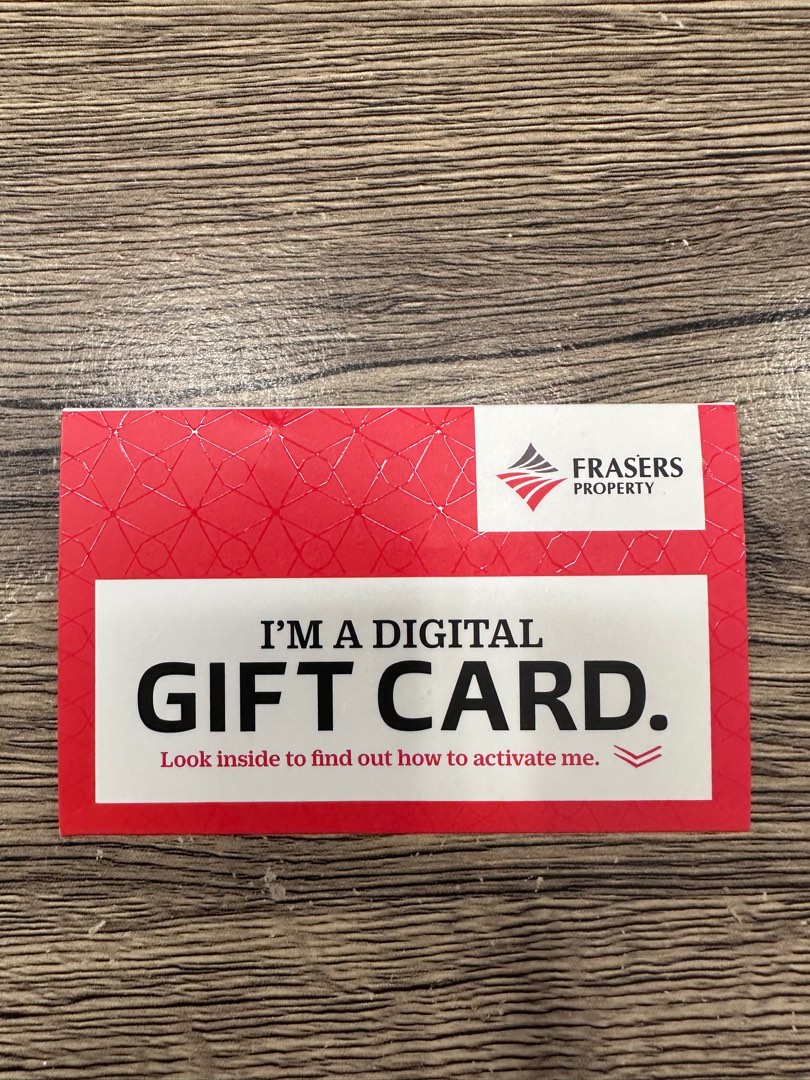 Fraser Gift Card, Tickets & Vouchers, Vouchers on Carousell