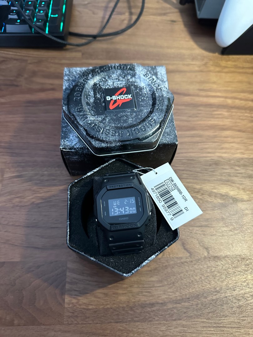 G Shock Casio DW5600BB Men s Fashion Watches Accessories