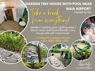 Garden Tiny House with Pool near NAIA Airports