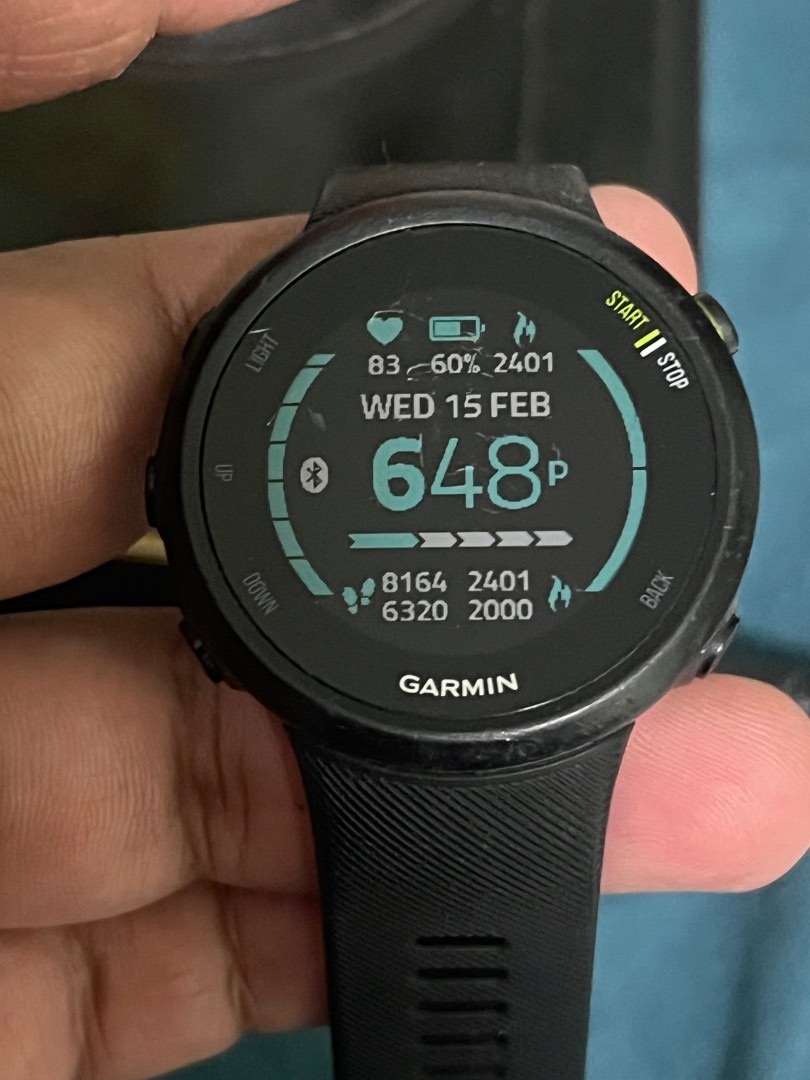 Garmin forerunner discount 45 black smartwatch