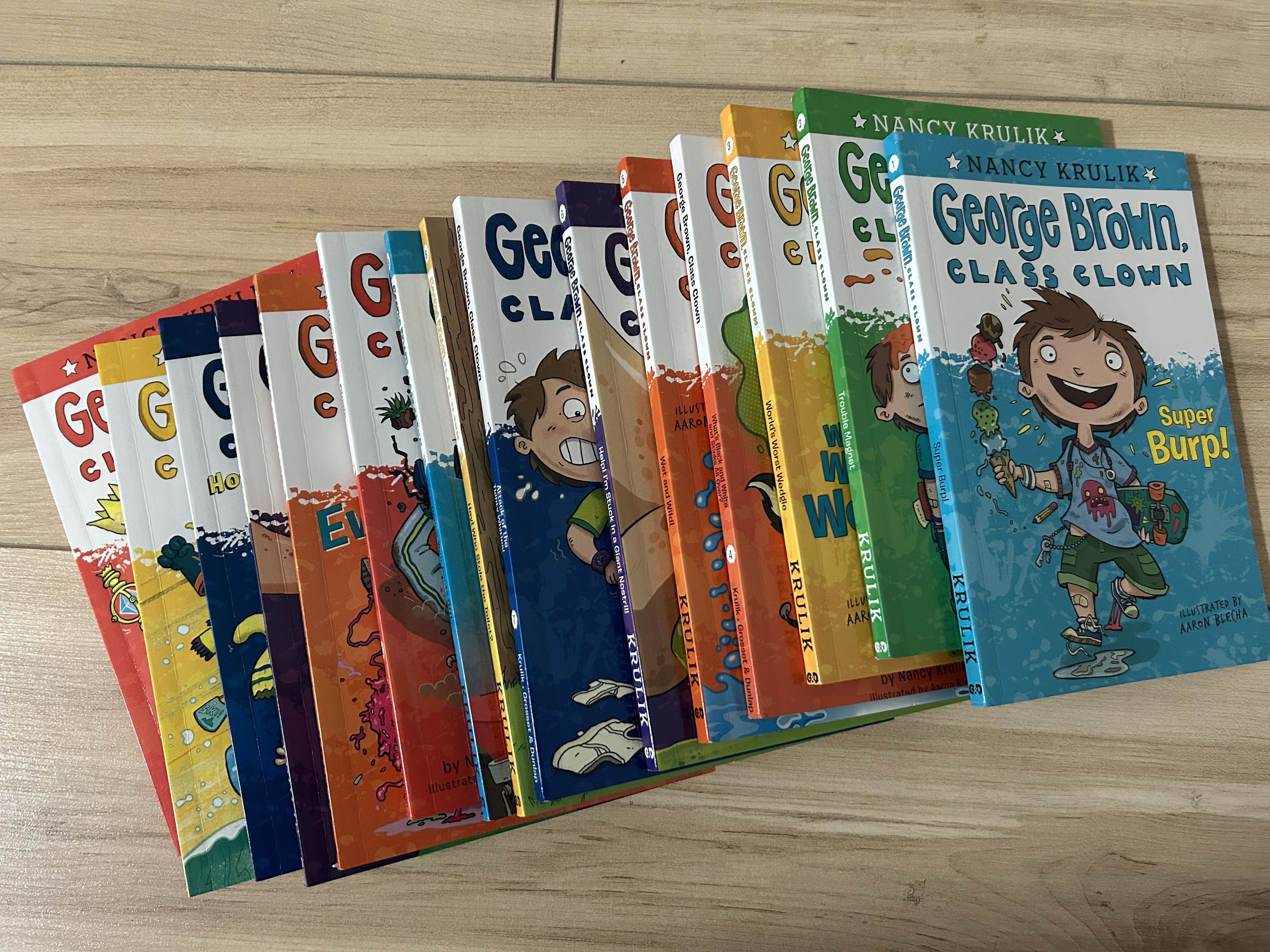 George Brown, class clown- book-set of 15, 興趣及遊戲, 書本& 文具 