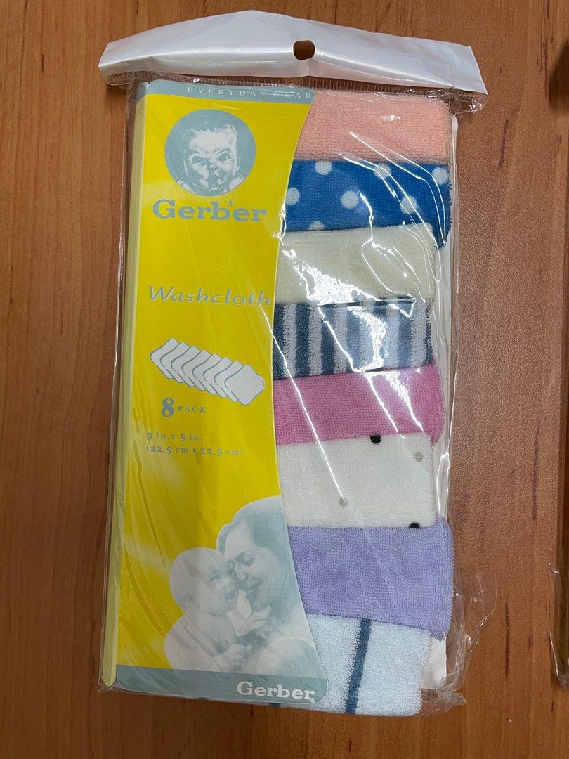 Gerber washcloth, Babies & Kids, Bathing & Changing, Other Baby Bathing