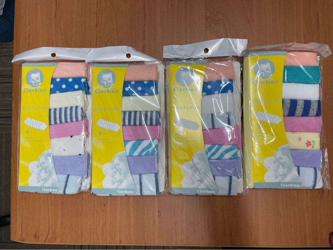 Gerber washcloth, Babies & Kids, Bathing & Changing, Other Baby Bathing & Changing Needs on