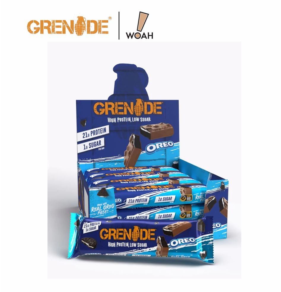 Grenade Protein Bar (Box of 12) Oreo ( UP69 ) , Health & Nutrition