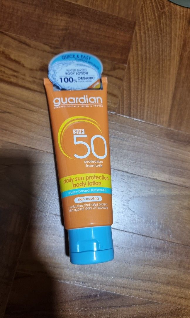 guardian body lotion SPF50 100ml, Beauty & Personal Care, Bath & Body