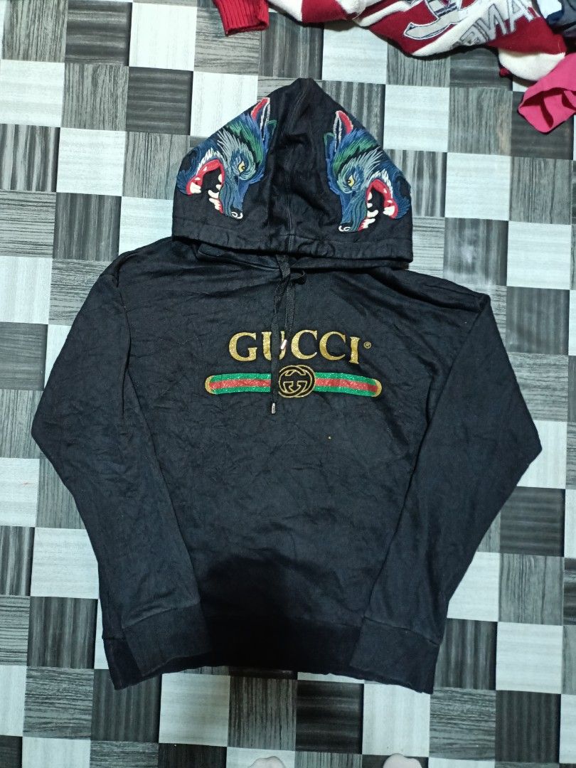 blomst Tilbud Melting gucci embroid hoodie, Men's Fashion, Coats, Jackets and Outerwear on  Carousell