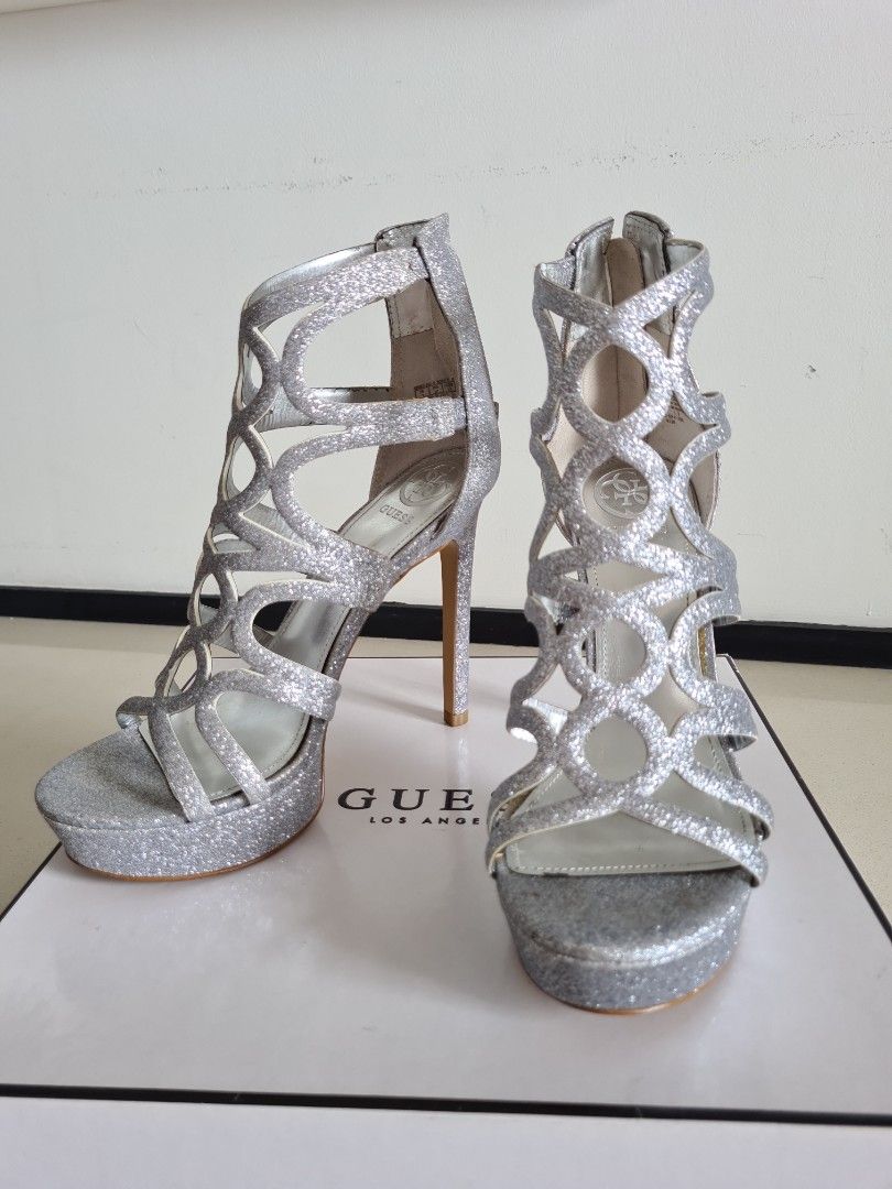 Guess glitter heels new arrivals