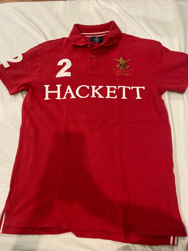HACKETT British Army Polo Team, Men's Fashion, Tops & Sets, Tshirts ...