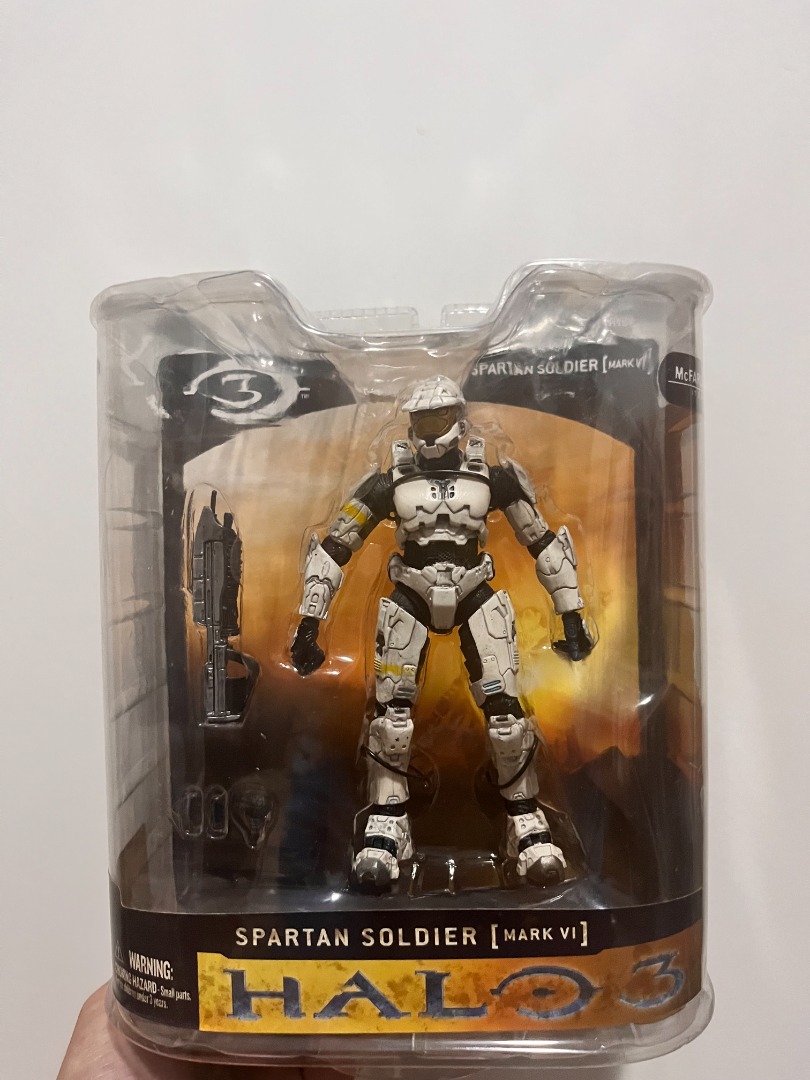 HALO 3 Series 2 Spartan Soldier E.V.A White Figure by McFarlane. | Dangerzone Collectibles Online Store